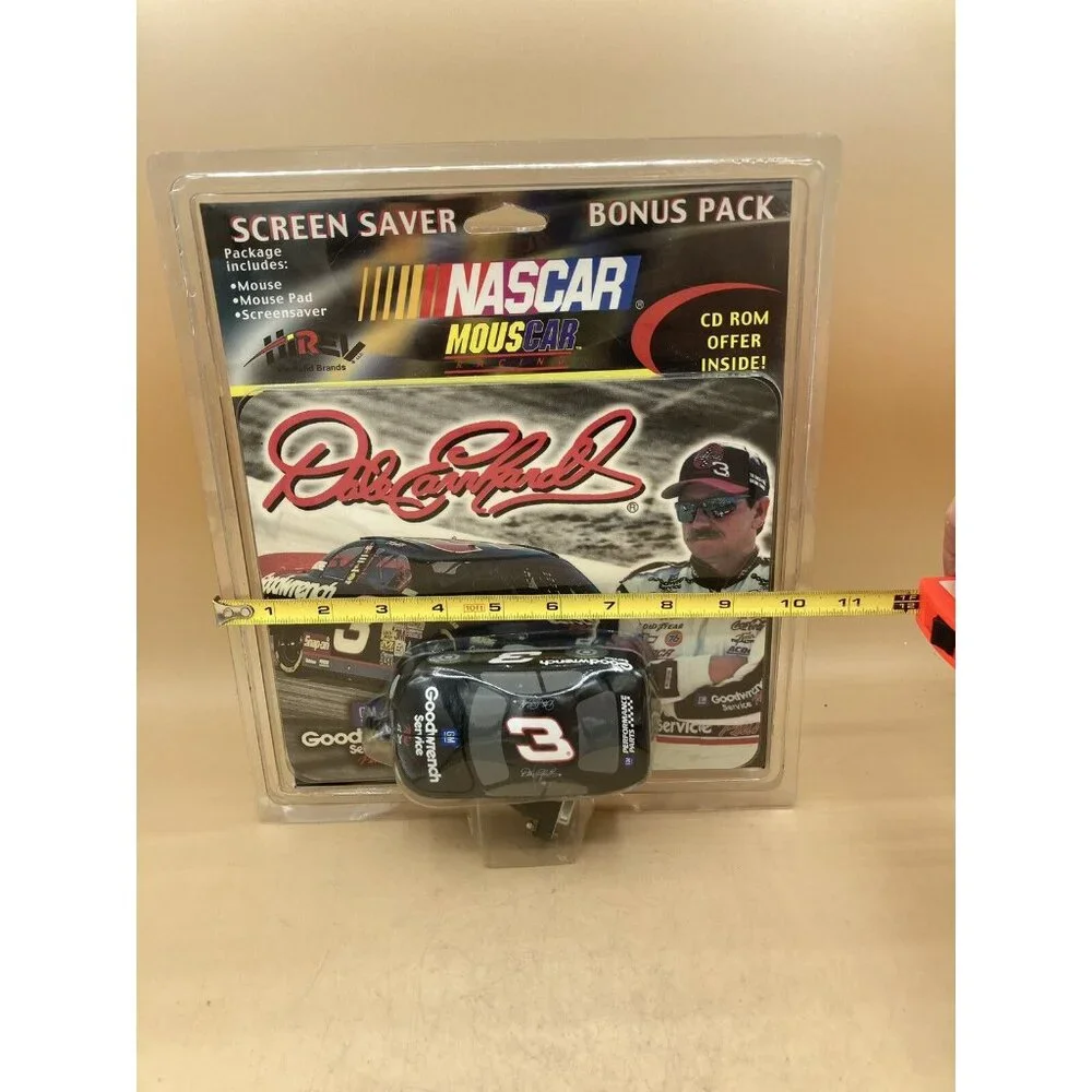 Dale Earnhardt #3 NASCAR Mouscar Screen Saver Mouse & Pad NEW